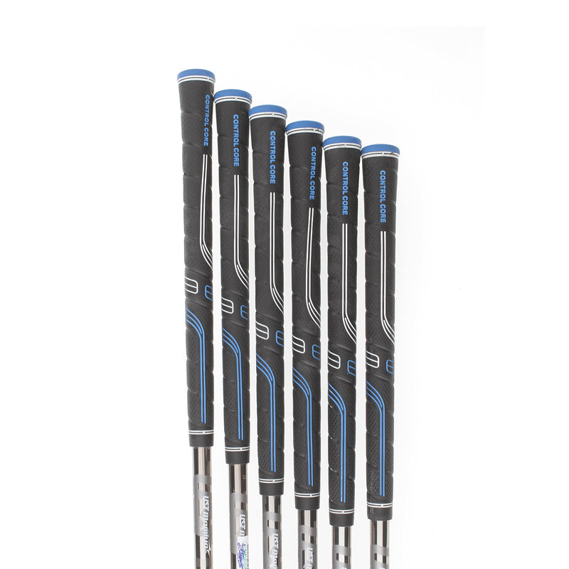 Mizuno JPX-923 Graphite Mens Right Hand Irons 6-Pw+Gw 19* Senior - Recoil F2