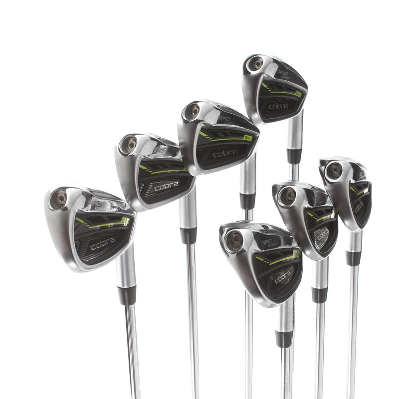 Cobra Rad Speed Steel Mens Right Hand Irons 5-GW Regular - KBS-Tour 90 g