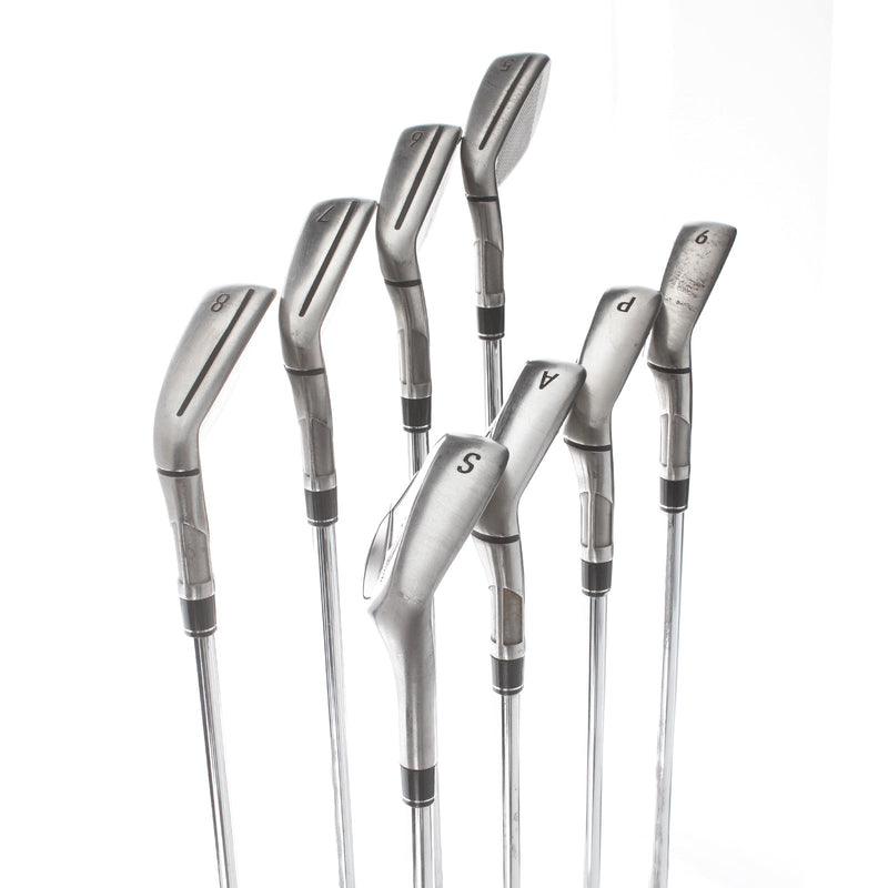 TaylorMade Stealth Steel Mens Right Hand Irons 5-GW+SW Stiff - KBS Max MT 85g
