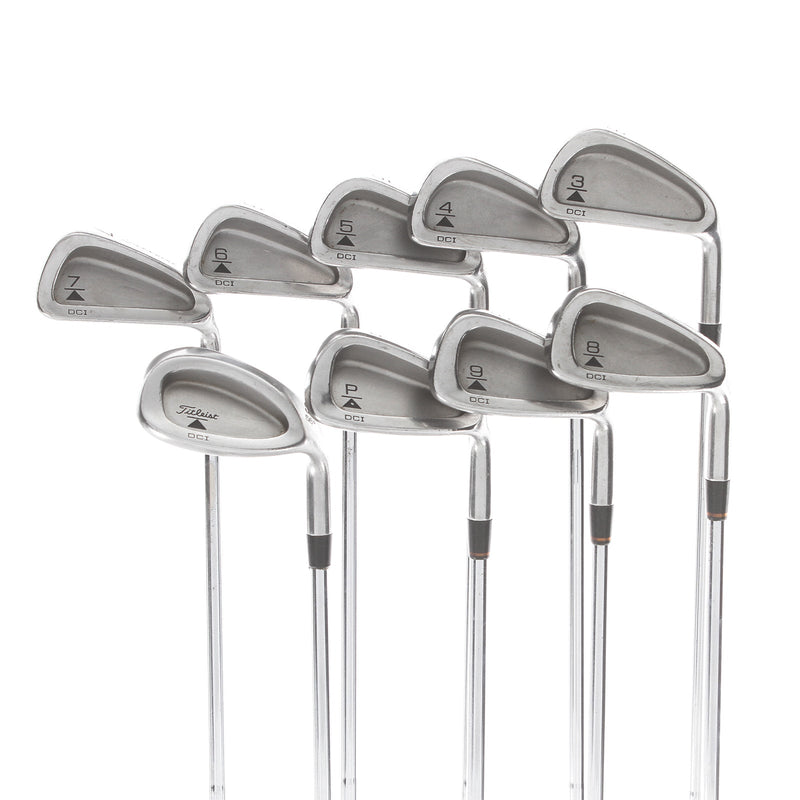 Titleist DCI Steel Mens Right Hand Irons 3-SW Stiff - Dynamic Gold