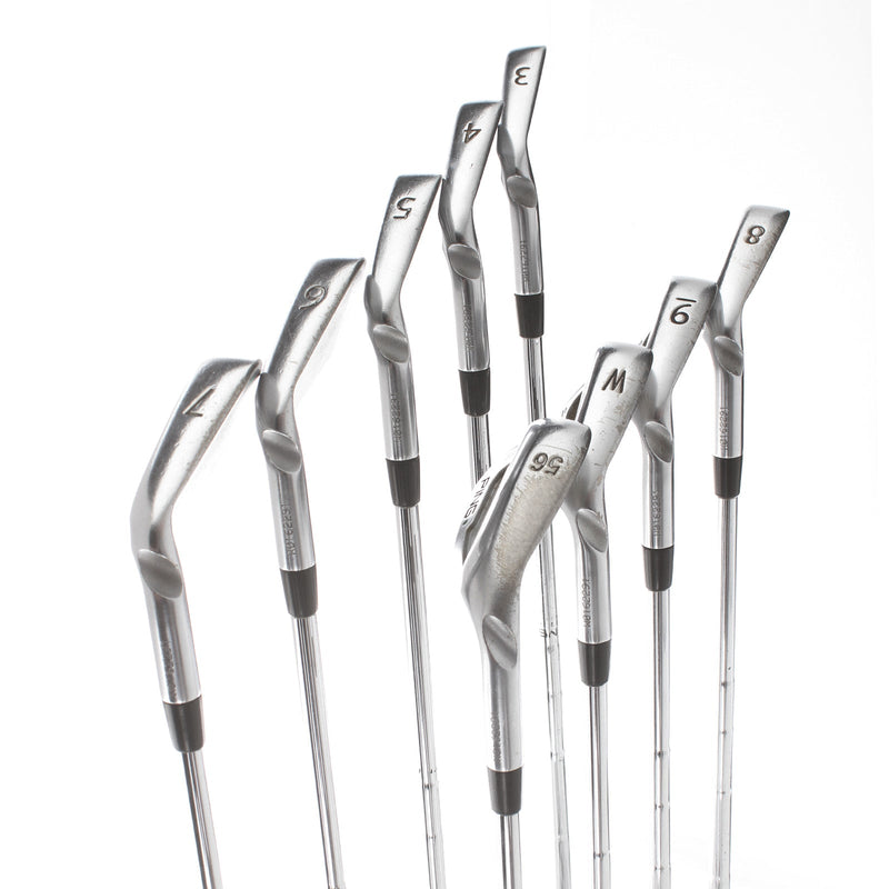 Ping S57 Steel Mens Right Hand Irons 3-SW +0.5" White Dot Stiff - PING