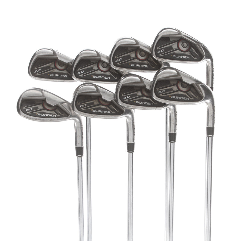 TaylorMade Burner 2.0 Steel Mens Right Hand Irons 4-SW Regular - Steel 85g