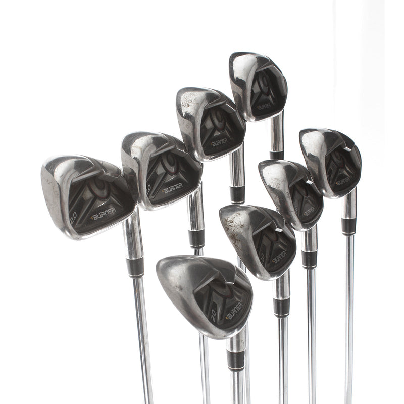 TaylorMade Burner 2.0 Steel Mens Right Hand Irons 4-SW Regular - Steel 85g