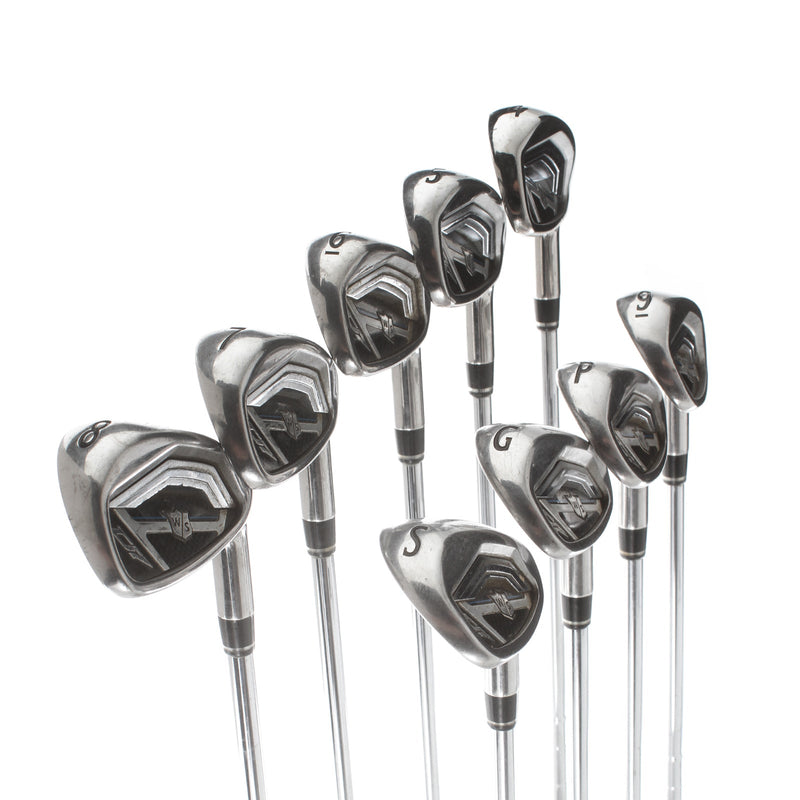Wilson D-7 Steel Mens Right Hand Irons4-PW-AW-SW Regular - KBS 80g