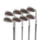 TaylorMade Burner lcg Graphite Mens Right Hand Irons 4-SW Regular - Bubble 2 shaft 80g