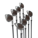 TaylorMade Burner lcg Graphite Mens Right Hand Irons 4-SW Regular - Bubble 2 shaft 80g