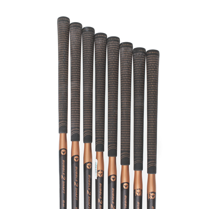 TaylorMade Burner lcg Graphite Mens Right Hand Irons 4-SW Regular - Bubble 2 shaft 80g