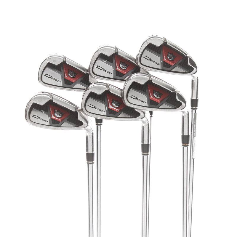 Wilson D-250 Steel Mens Right Hand Irons 5-PW Uniflex - Wilson Steel 85g