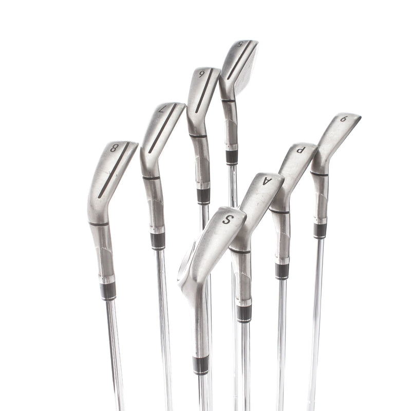 TaylorMade Stealth Steel Mens Right Hand Irons 5-GW+SW Stiff - Dynamic Gold 105 S300