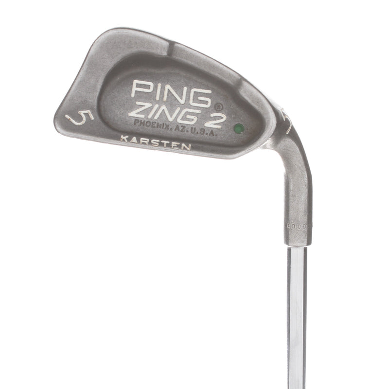 Ping Zing 2 Steel Mens Right Hand 5 Iron Green Dot 27* 2* Upright Regular - ZZ-Lite