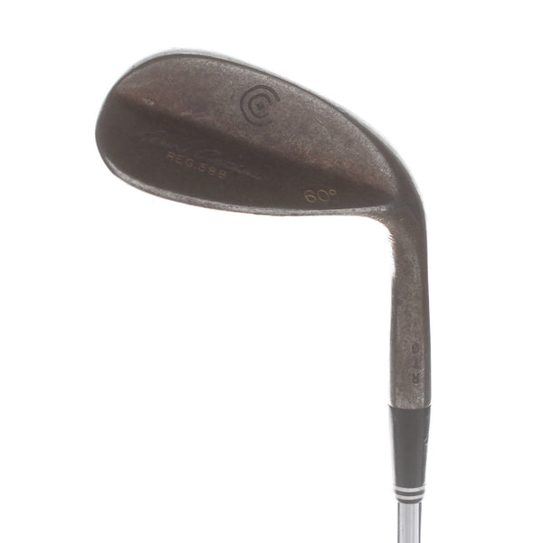 Cleveland Tour Action REG 588 Steel Mens Right Hand Lob Wedge 60* 10 Bounce S Grind Wedge Flex - Dynamic Gold
