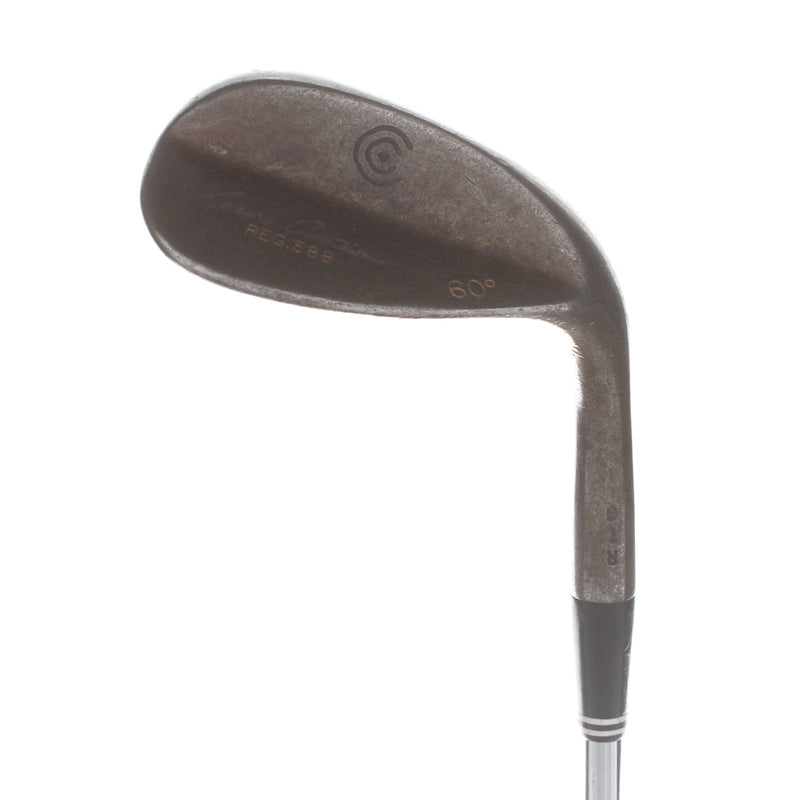 Cleveland Tour Action REG 588 Steel Mens Right Hand Lob Wedge 60* 10 Bounce S Grind Wedge Flex - Dynamic Gold