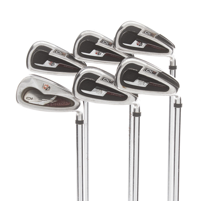 Wilson Di 11 Steel Mens Right Hand Irons 5-PW Uniflex - Wilson Staff SuperLight 95g