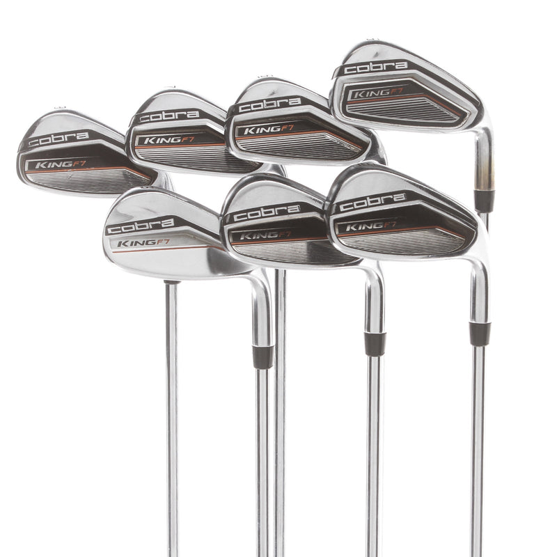 Cobra F7 Steel Mens Right Hand Irons 5-GW Regular - Cobra F7