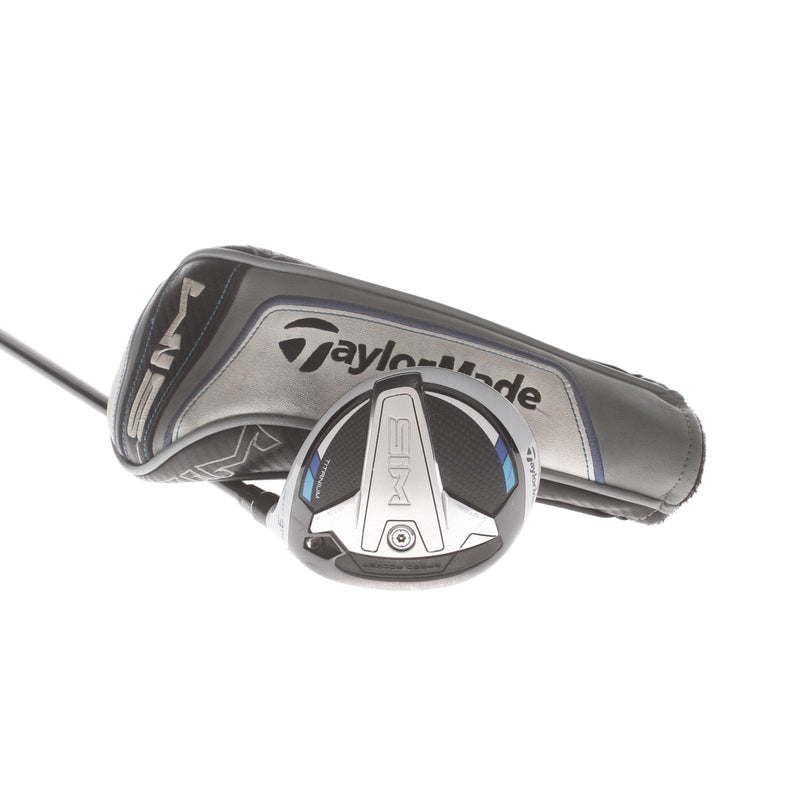 TaylorMade Sim Titanium Graphite Mens Right Hand Fairway 3 Wood 14* Stiff - Diamana 75g