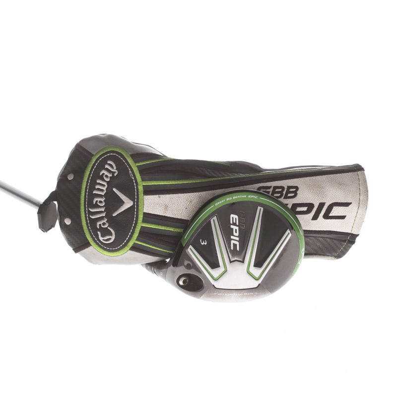 Callaway Epic GBB Graphite Mens Right Hand Fairway 3 Wood 15* Regular - Hzrdus Silver