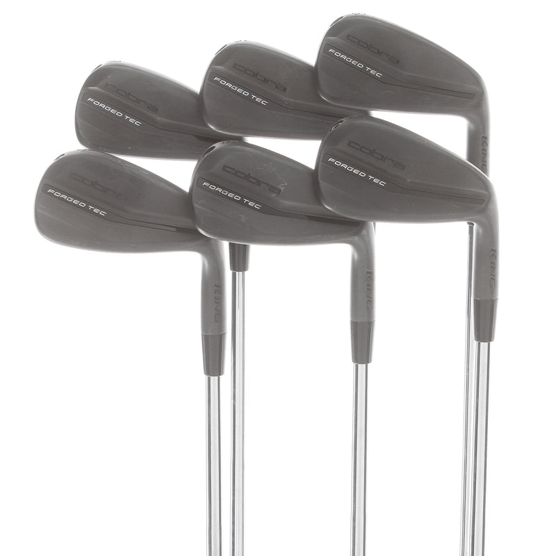 Cobra Forged Tec Black Steel Mens Right Hand Irons 5-PW Extra Stiff - $ Taper 130