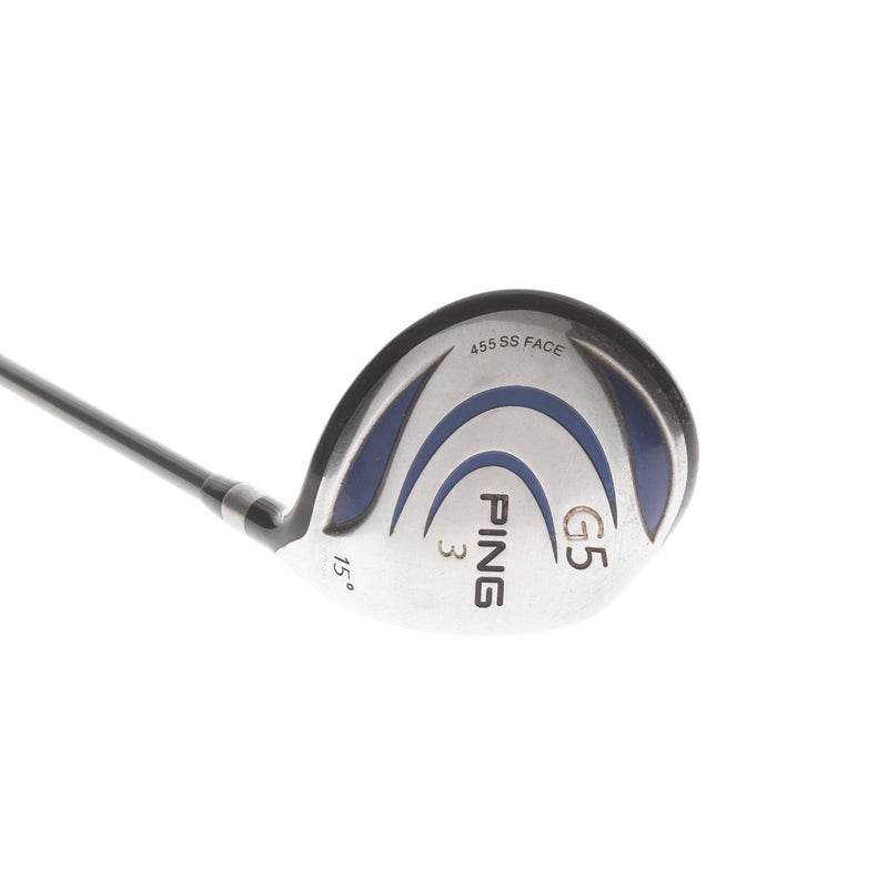 Ping G5 Graphite Mens Right Hand Fairway 3 Wood 15* Senior - Ping tfc100