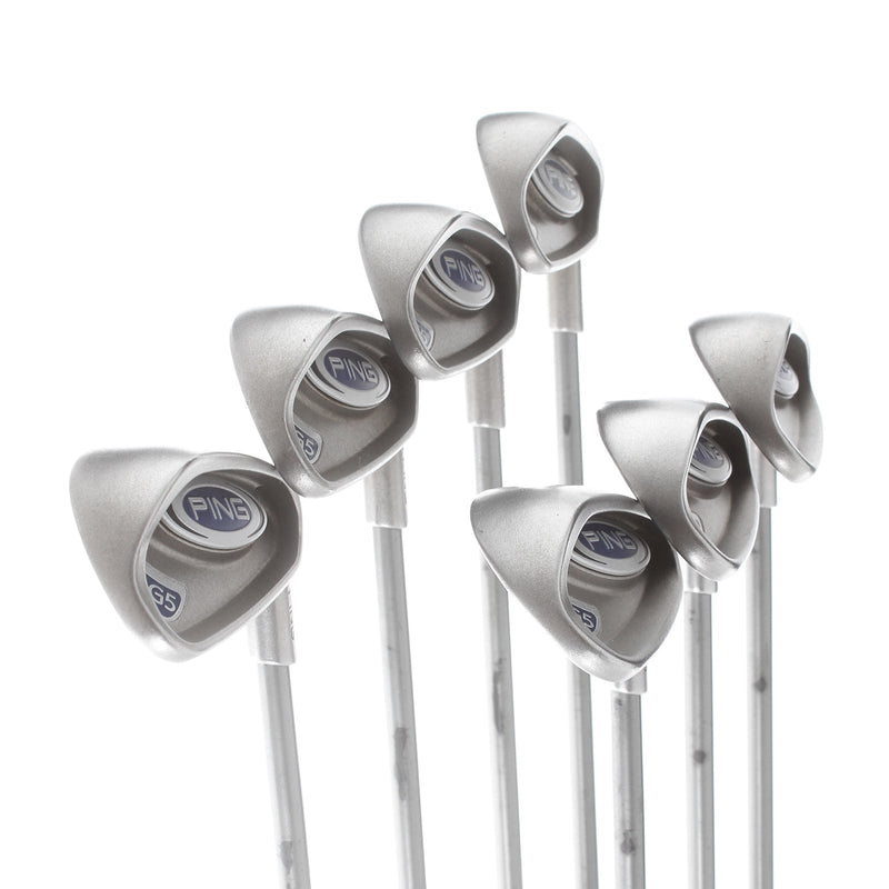 Ping G5 Graphite Mens Right Hand Irons 5-SW White Dot 3* Upright Senior - TFC100