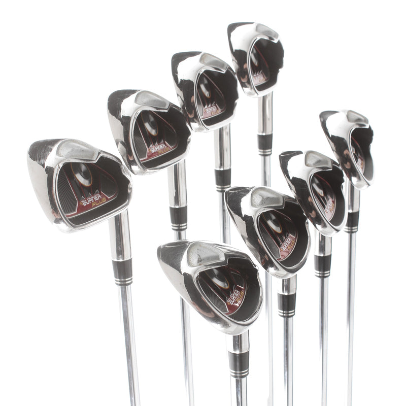TaylorMade Burner Plus Steel Mens Right Hand Irons 4-SW Uniflex - Uniflex Steel 85g