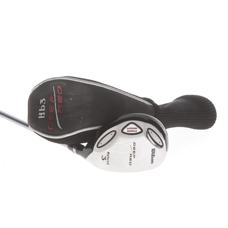 Wilson Deep Red Graphite Mens Right Hand 3 Hybrid 20* Regular - Fujikura