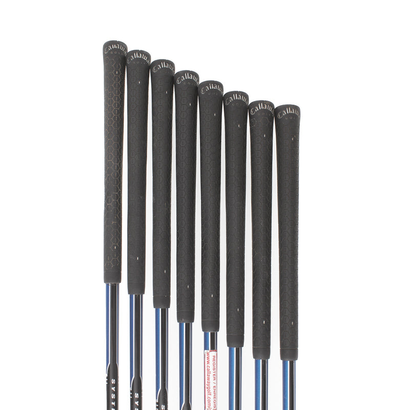 Callaway X18 Graphite Mens Right Hand Irons 4-SW Regular - Callaway system 75g