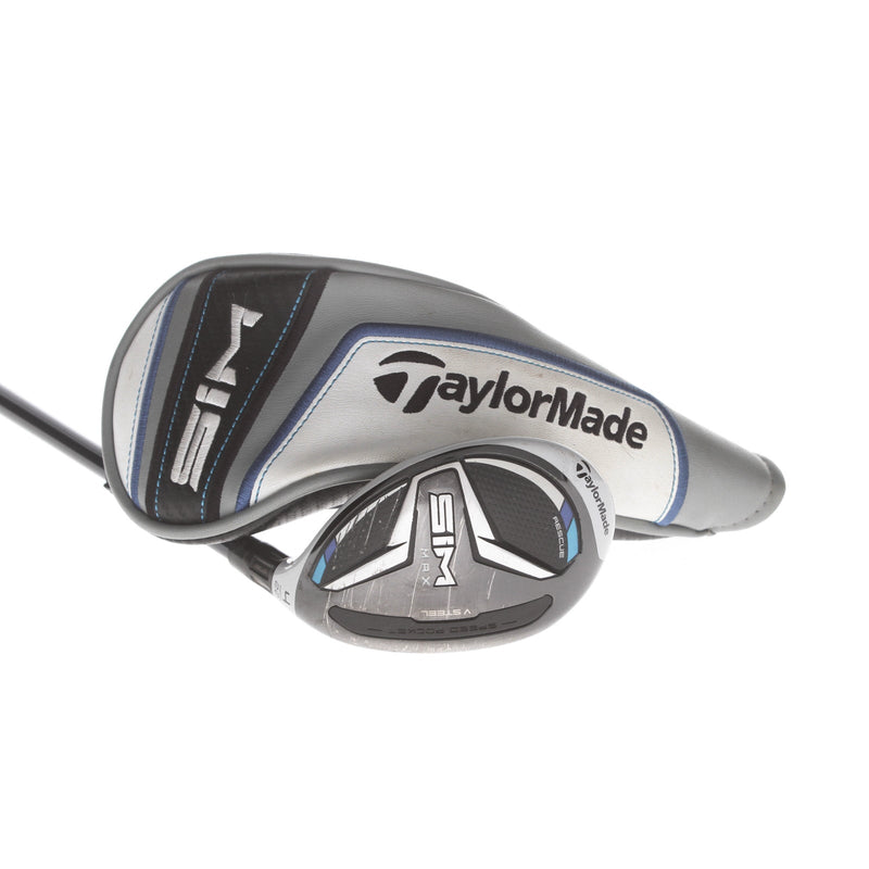 TaylorMade SIM Graphite Mens Right Hand 4 Hybrid 22* Stiff - Ventus