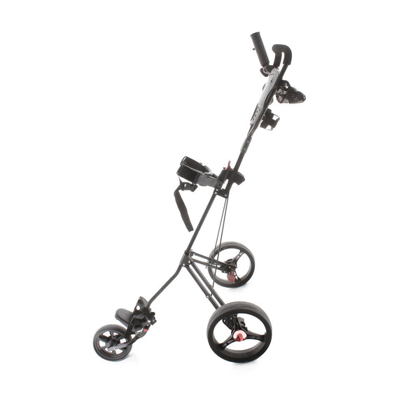 Masters 5 series 3-Wheel Push/Pull Trolley - Black/Red
