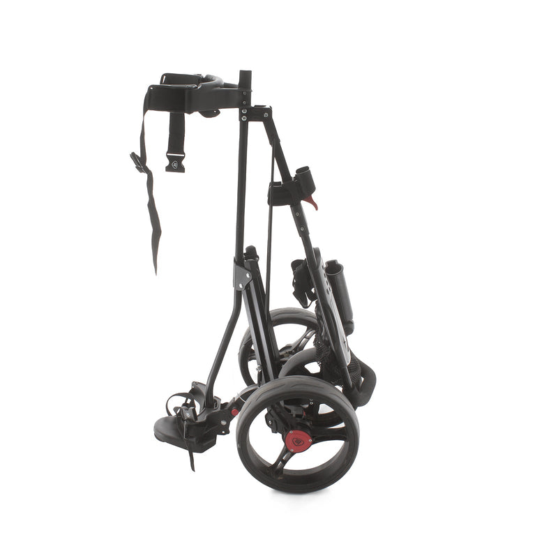 Masters 5 series 3-Wheel Push/Pull Trolley - Black/Red