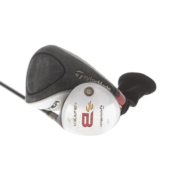 TaylorMade Burner Graphite Mens Right Hand Fairway 3 Wood 15* Regular - TaylorMade REAX 49
