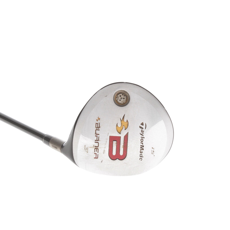 TaylorMade Burner Graphite Mens Right Hand Fairway 3 Wood 15* Regular - TaylorMade REAX 49