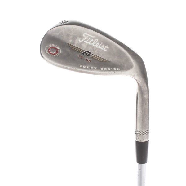 Titleist Vokey Spin Milled Steel Mens Right Hand Lob Wedge 58* 8 Bounce Wedge Flex - Vokey Design