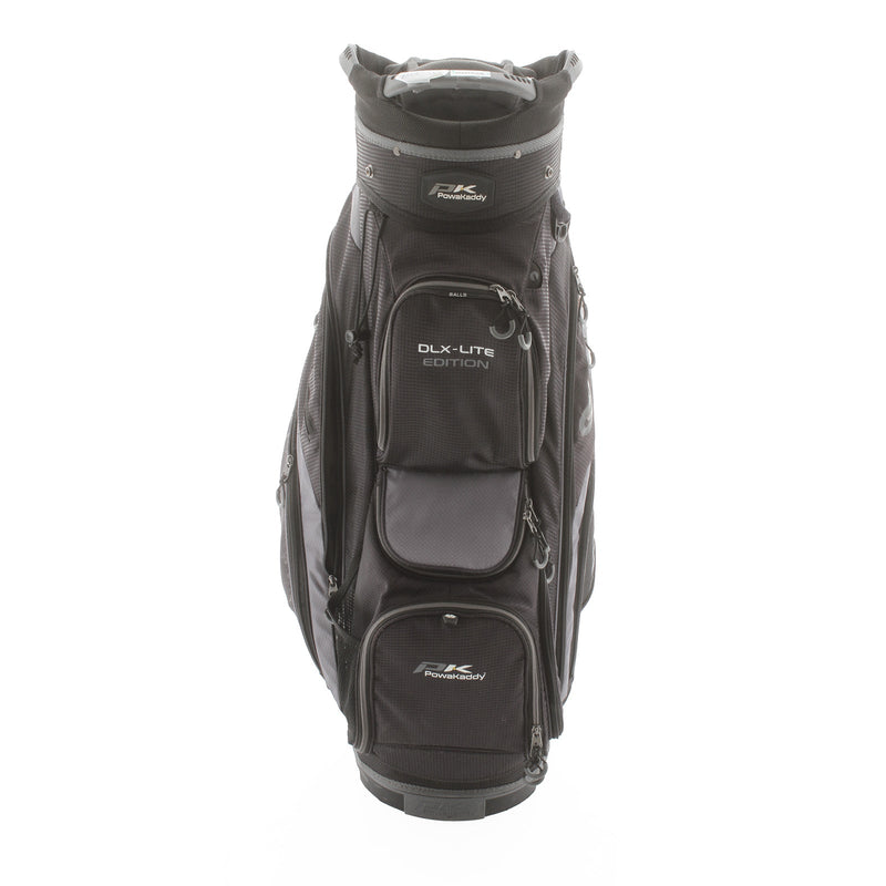 PowaKaddy DLX Lite Edition Cart Bag - Black/Silver