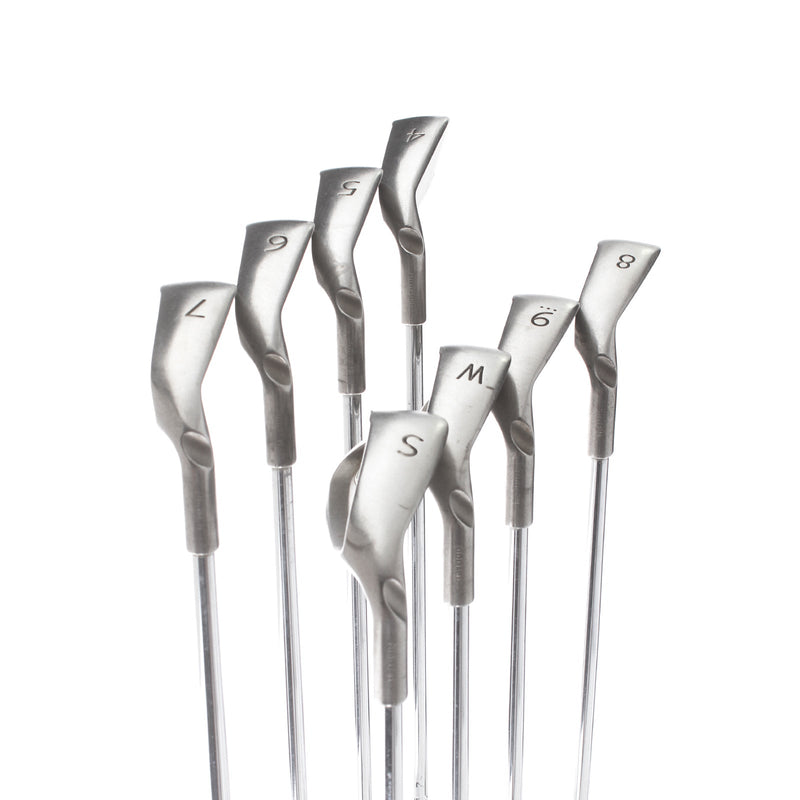 Ping G10 Steel Mens Right Hand Irons 4-SW White Dot 3* Upright Regular - Ping Steel