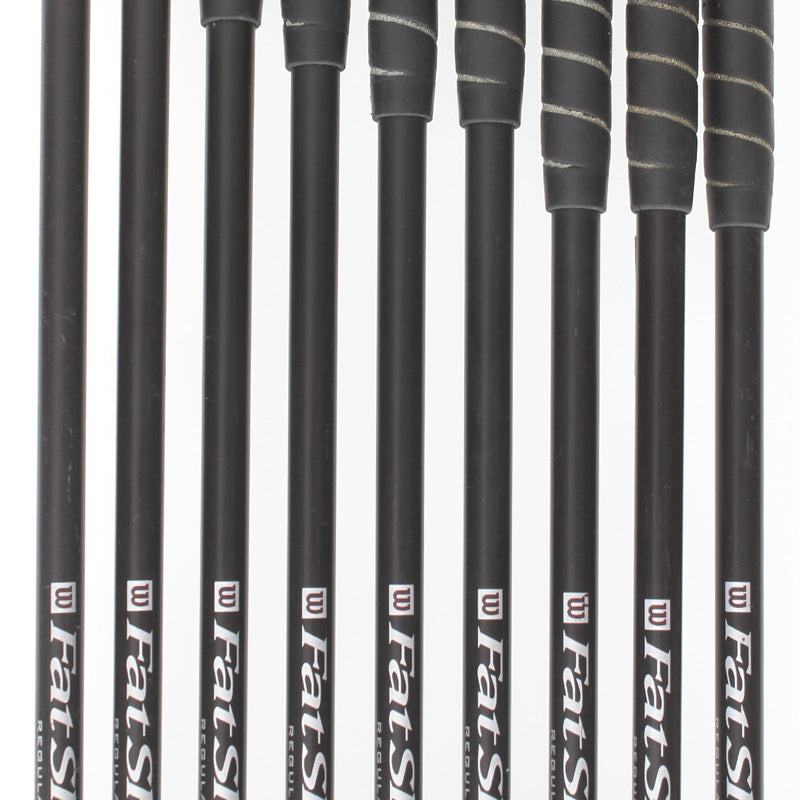 Wilson Deep Red Graphite Mens Right Hand Irons 3-SW Regular - Try-Ply