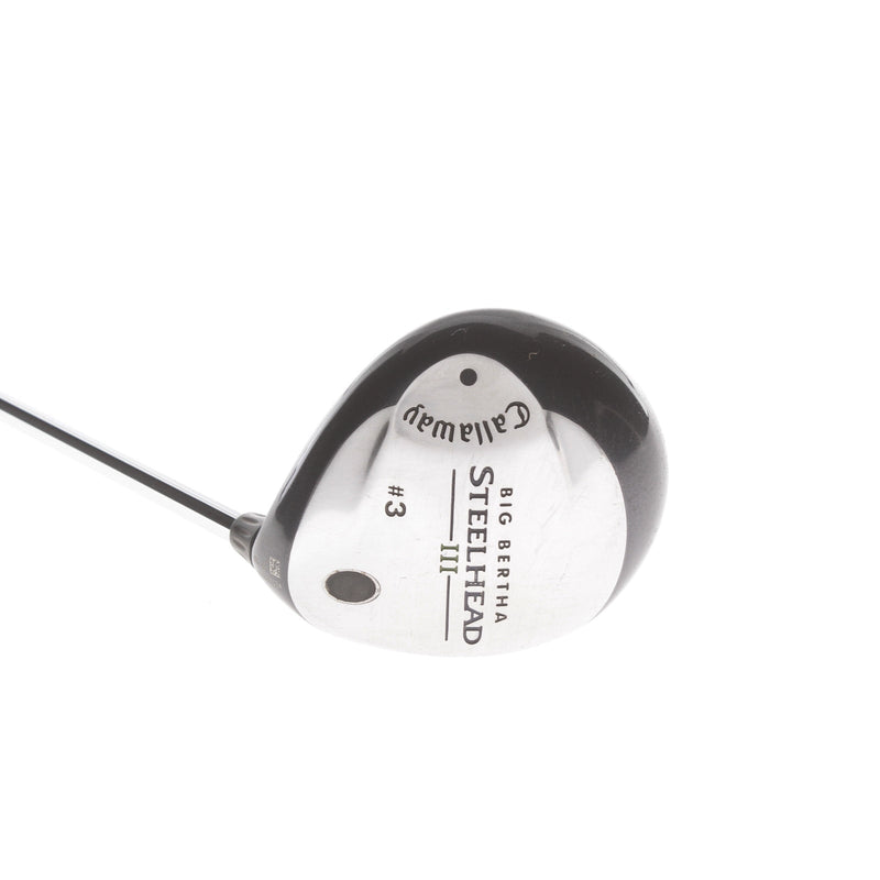 Callaway Steal Head Steel Mens Right Hand Fairway 3 Wood 15* Uniflex - CallawayUniflex