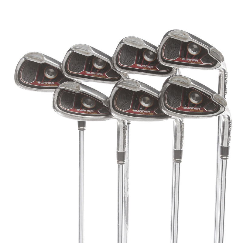 TaylorMade Burner Plus Steel Mens Right Hand Irons 5-SW Uniflex - Burner 85g superfast