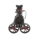 PowaKaddy DLX-Lite FF 3-Wheel Push/Pull Trolley - Black/Red