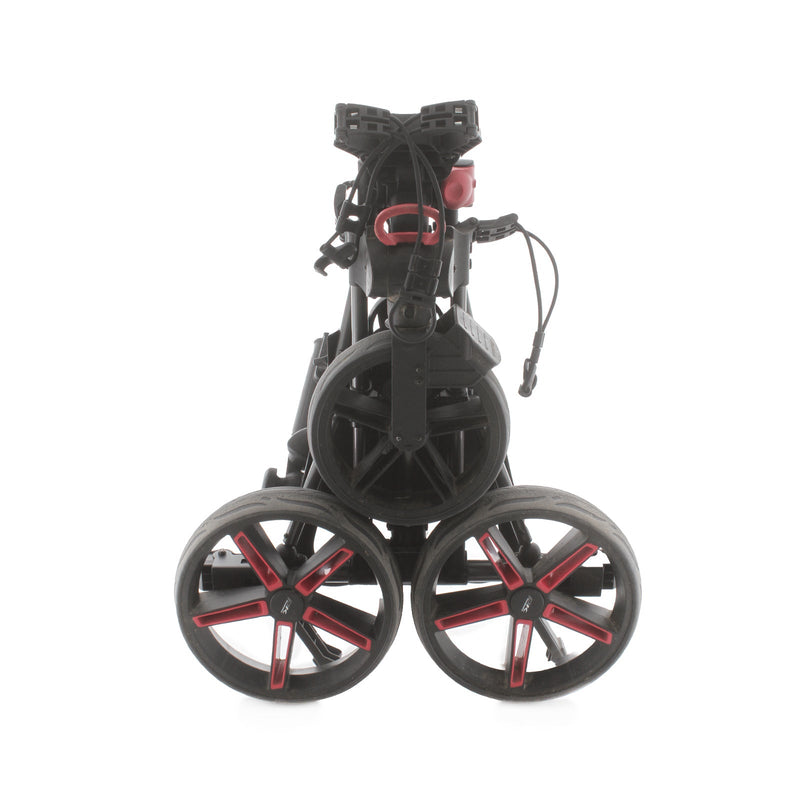 PowaKaddy DLX-Lite FF 3-Wheel Push/Pull Trolley - Black/Red
