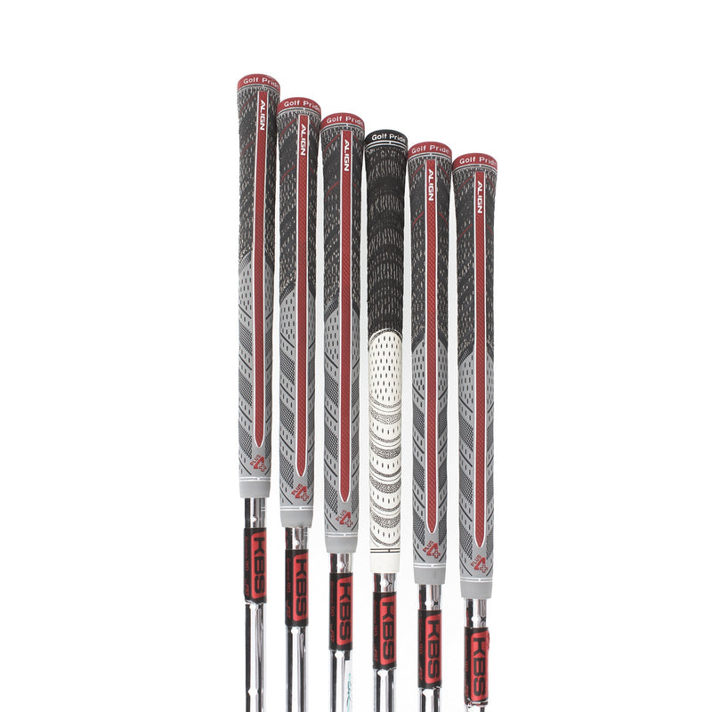 TaylorMade R9 Steel Mens Right Hand Irons 5-PW Regular - KBS 90g