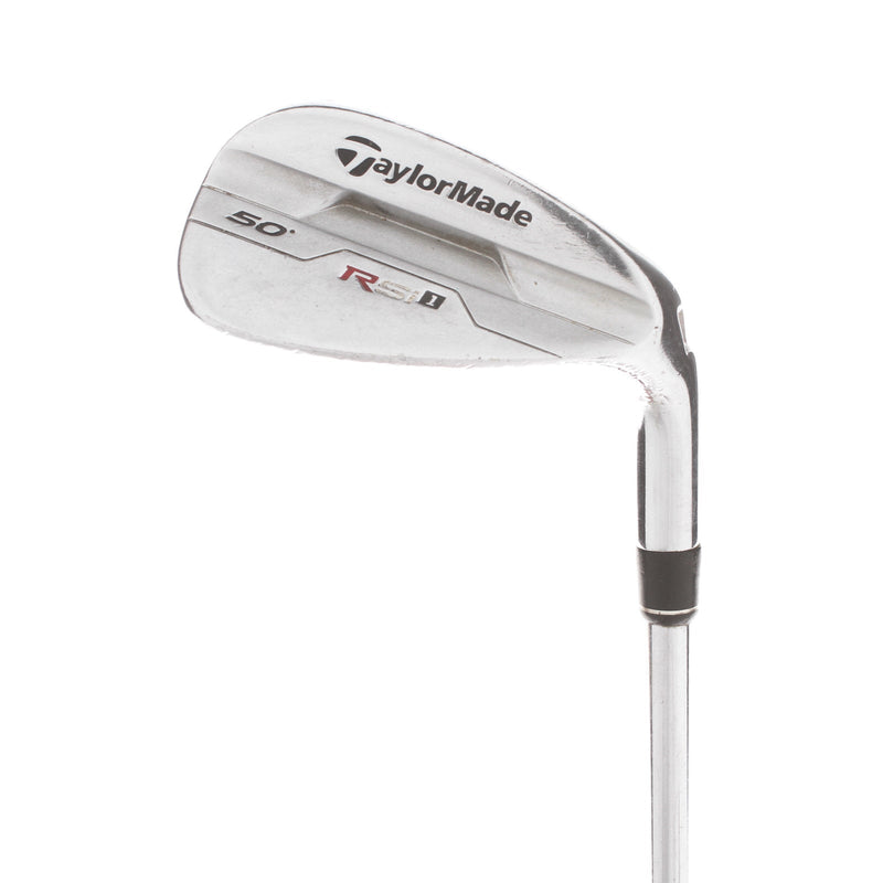 TaylorMade RS1i Steel Mens Right Hand Gap Wedge 50* 10 Bounce S Grind Wedge Flex - Reax 105g