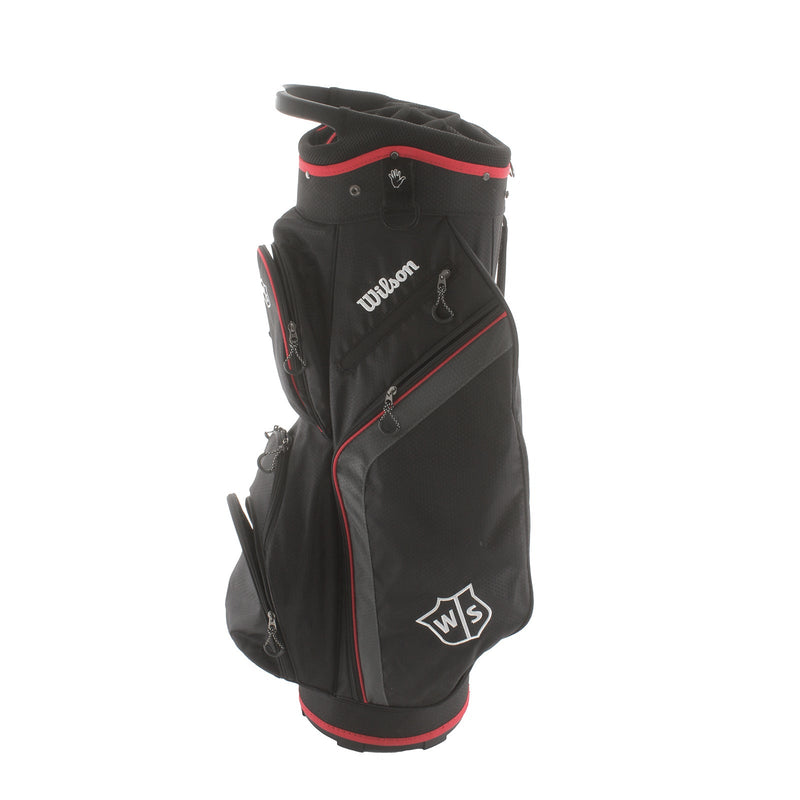 Wilson Staff Cart Cart Bag - Black/Red