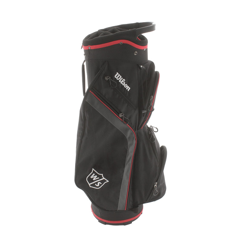 Wilson Staff Cart Cart Bag - Black/Red