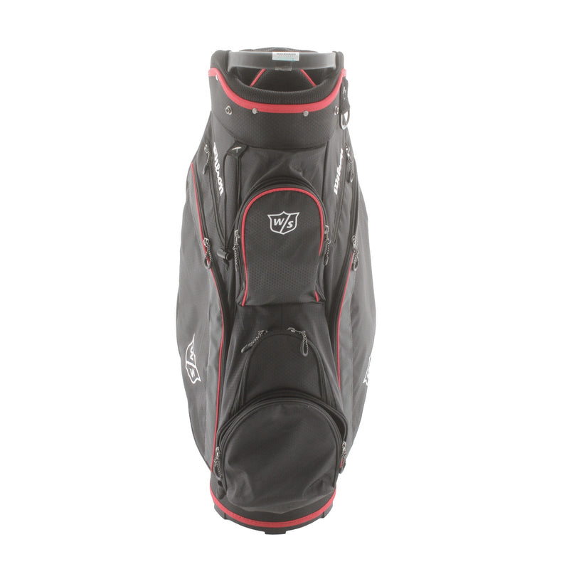 Wilson Staff Cart Cart Bag - Black/Red