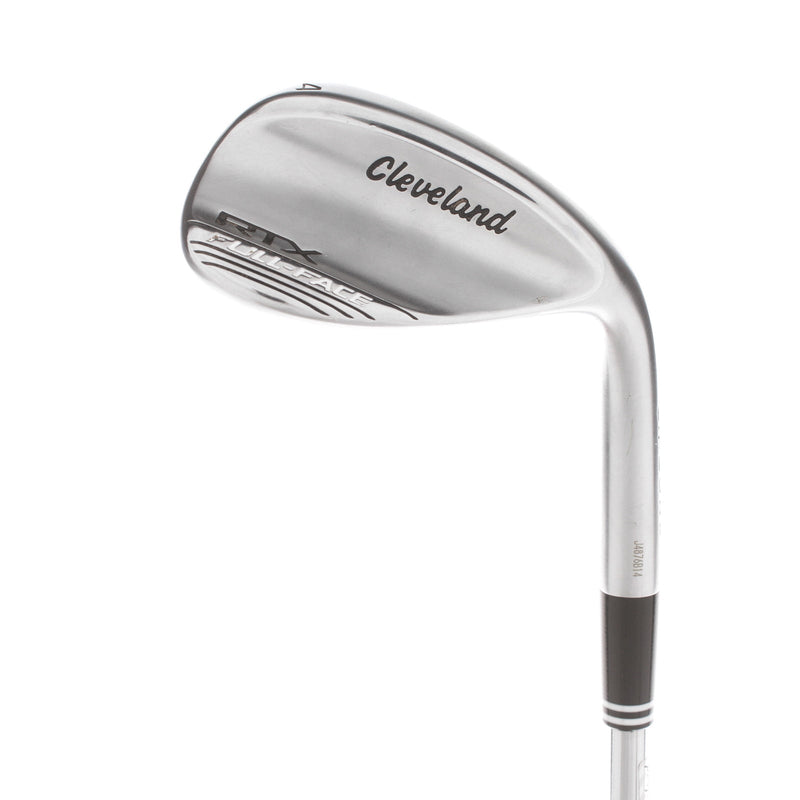 Cleveland RTX-Full Face Steel Mens Right Hand Sand Wedge 54* 10 Bounce S Grind Wedge Flex - Dynamic Gold Spinner
