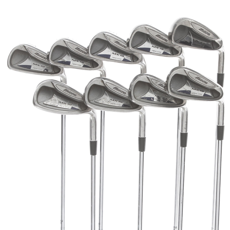Mizuno MX-19 Steel Mens Right Hand Irons 3-SW Uniflex - Mizuno TT DF