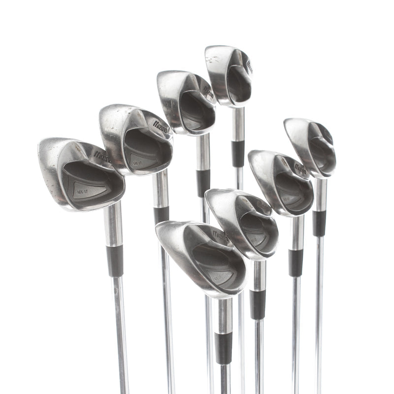 Mizuno MX-17 Steel Mens Right Hand Irons 4-PW+SW Regular - Mizuno Dyna Flex