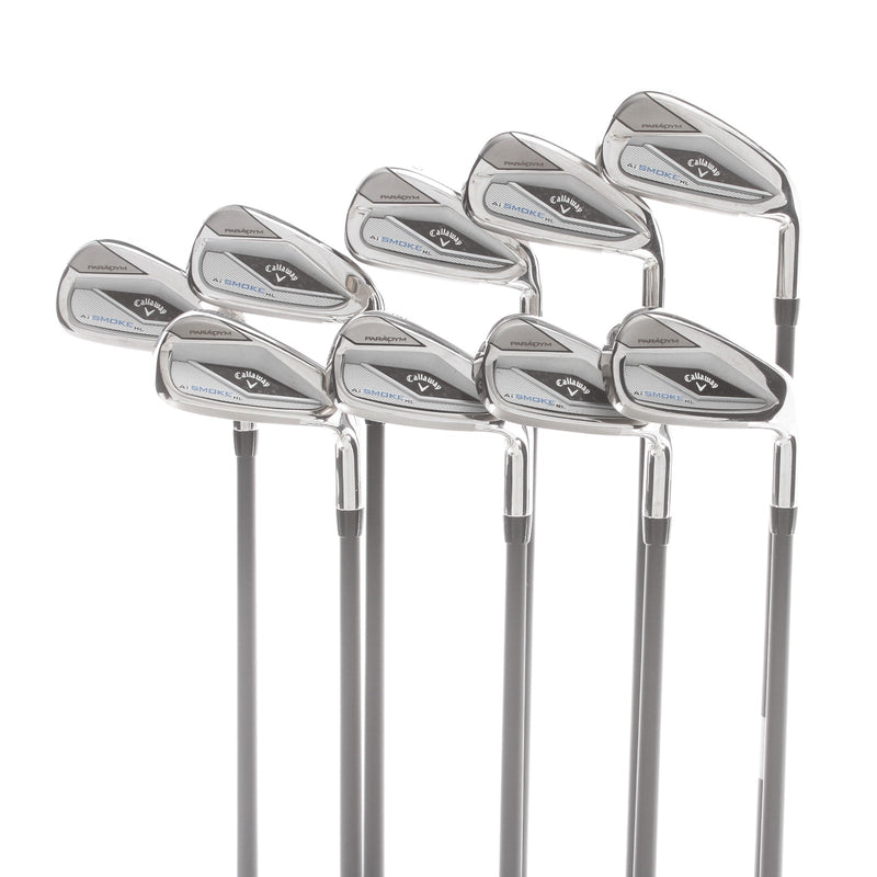 Callaway Ai Smoke HL Graphite Mens Right Hand 5-pw-aw-gw-sw Regular - Cypher 50g