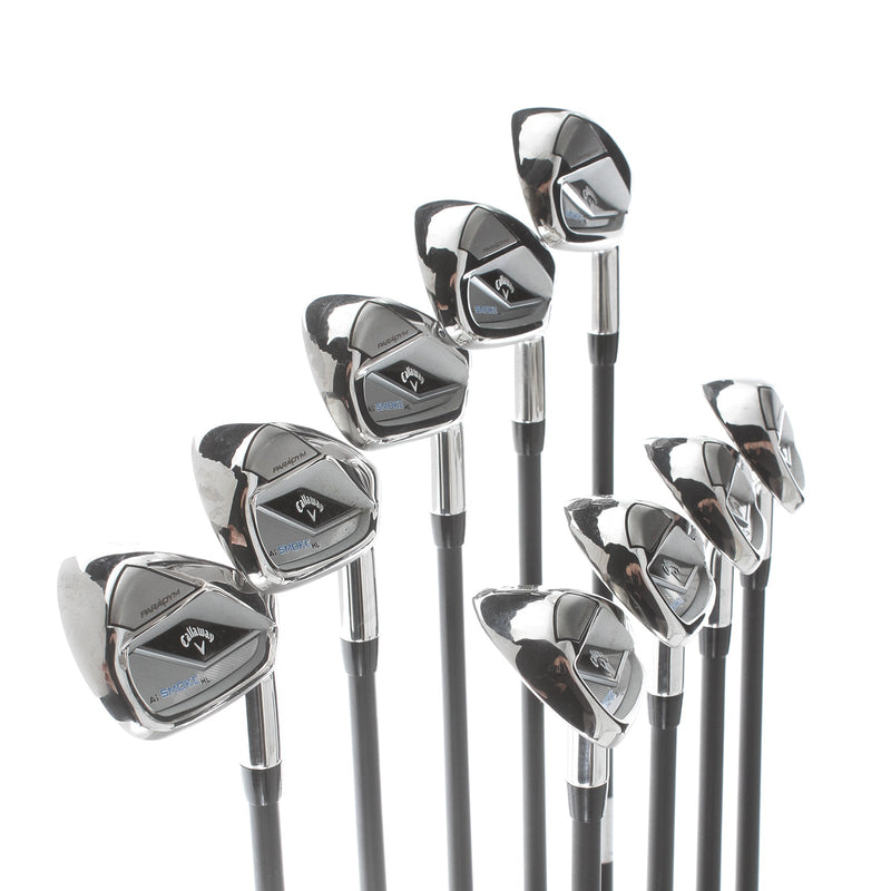 Callaway Ai Smoke HL Graphite Mens Right Hand 5-pw-aw-gw-sw Regular - Cypher 50g