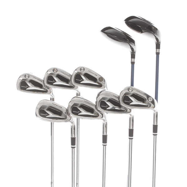 MD Golf Black Hawk Steel/Graphite Mens Right Hand 5-Sw+3&5 Wood Regular - True Temper Super Lite Steel